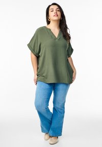 Zizzi Bluza - thyme