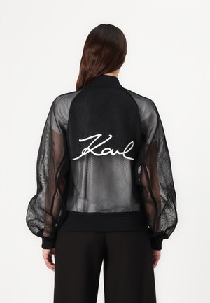 KARL LAGERFELD Bomber Jacket - black