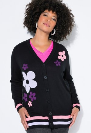 BEQUEME PASSFORM - Strickjacke - black