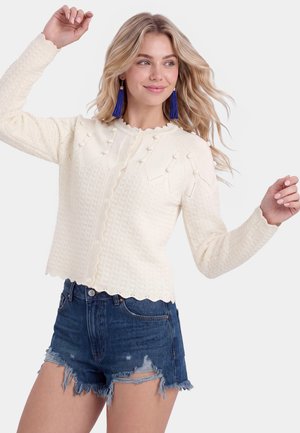 IZIA, IZIA CARDIGAN - Cardigan - offwhite