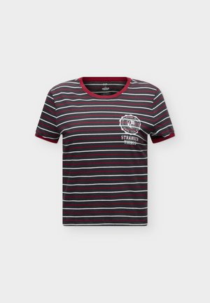 GAP, STRANGER THINGS - T-shirt imprimé - multi stripe red