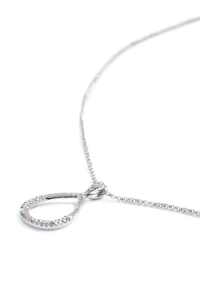 DIAMANT L'ÉTERNEL Pendentif argenté