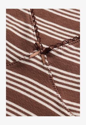 Superdry & Co, Robe en jersey - chestnut brown stripe