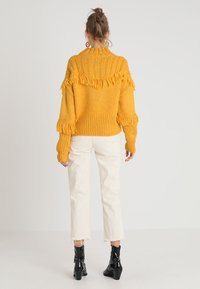 Topshop Stickad tröja - mustard yellow