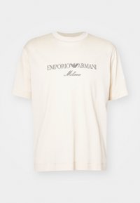 T-shirts med print - ecru
