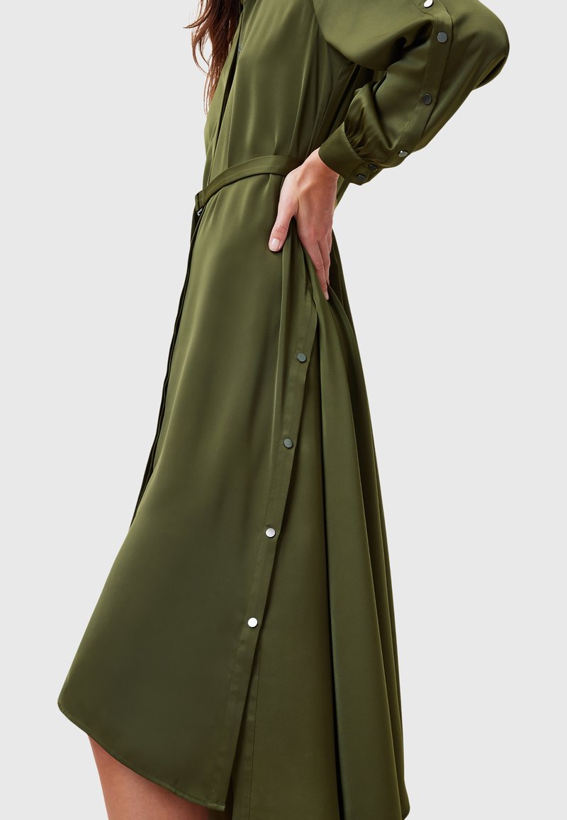 AllSaints Shirt dress - green - Zalando