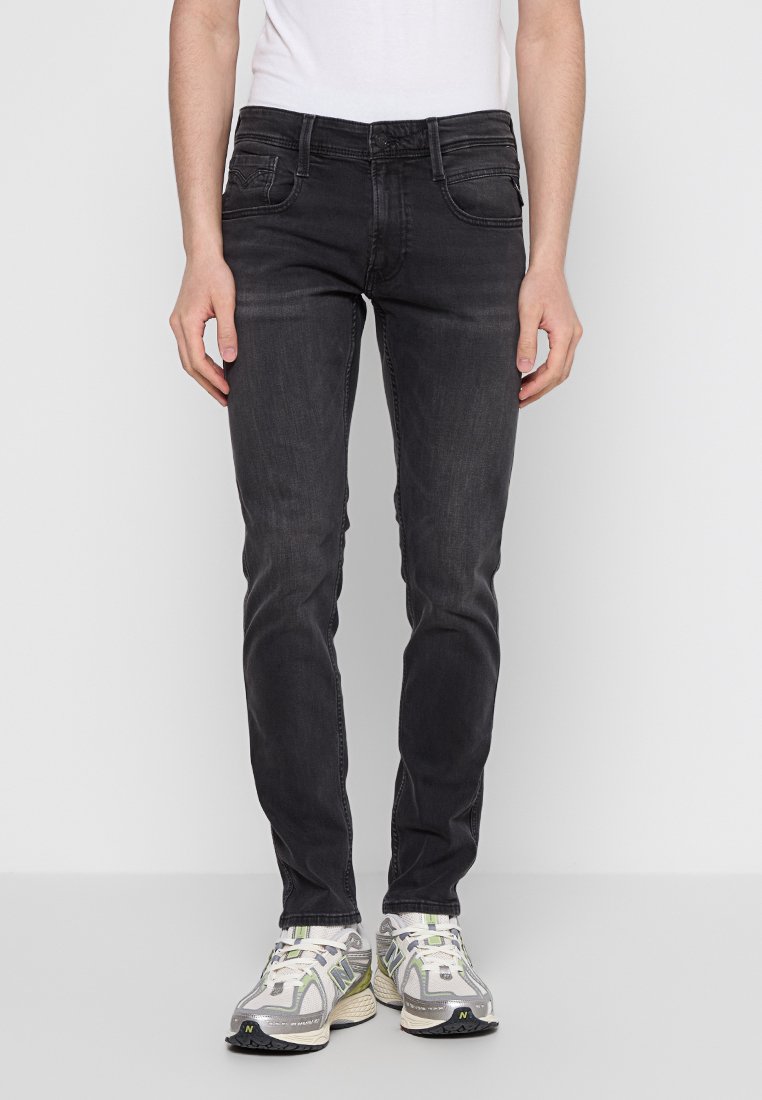 Replay Slim fit jeans zwart Replay Slim fit jeans zwart