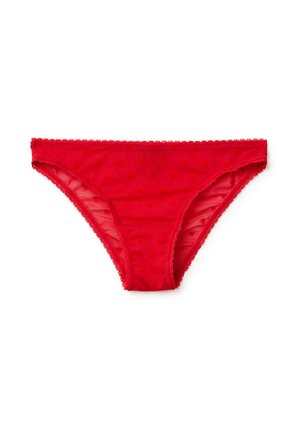 FLOCKED - Slip - red