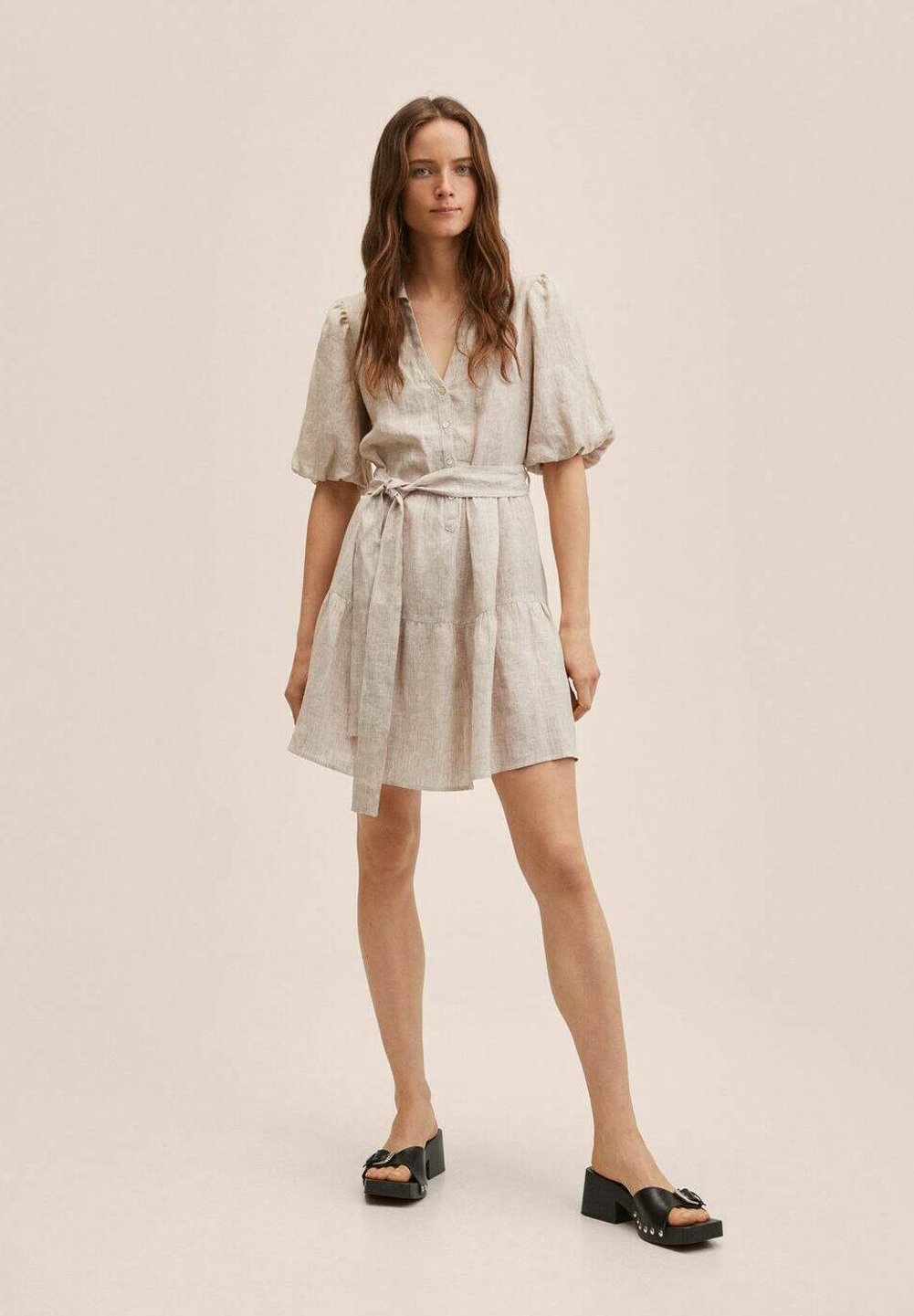 Mango DOLLY - Abito a camicia - beige - Zalando.it