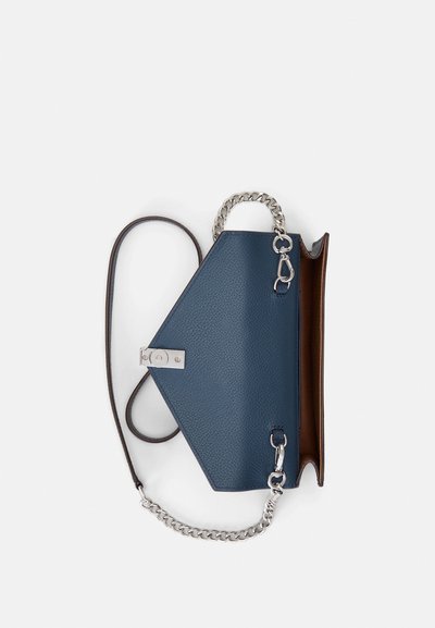 Polo Ralph Lauren POLO ID LEATHER CHAIN WALLET AND BAG - Torba čez telo - lake blue