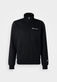 ICONS FULL ZIP COLLAR - Felpa con zip - black
