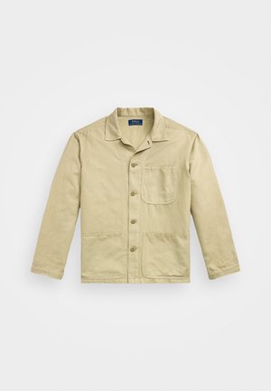 Polo Ralph Lauren LINEN-COTTON OVERSHIRT - Camicia - coastal beige