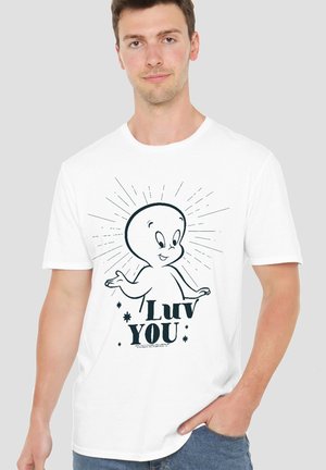 Universal Studios, CASPER VALENTINE'S DAY LUV YOU LOTS - T-Shirt print - white