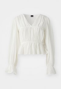 TIE BLOUSE - Palaidinė - white