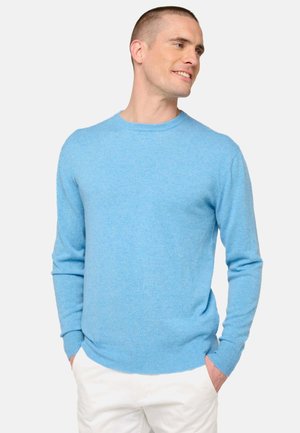 NESTOR - Jumper - bleu azur chiné