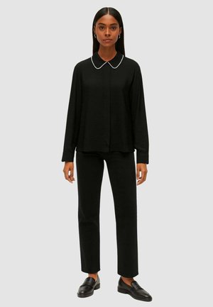 LOOSE FIT RHINESTONE  - Camicia - nero