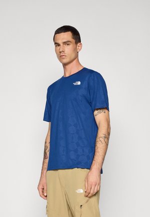 SHORT SLEEVES TEE EMBOSSED - Sports T-shirt - estate blue