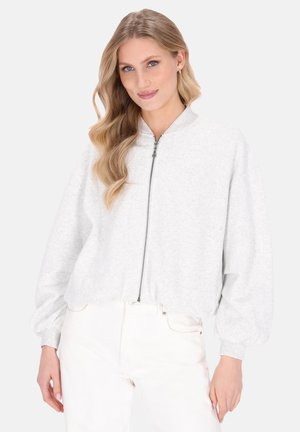 Bomberjacke - offwhite melange