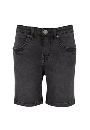 URBAN HERREN  - Jeans Shorts - black washed