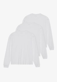 3 PACK - Long sleeved top - white
