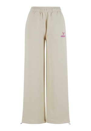 FELICIOUS OVERSIZED  - Tracksuit bottoms - creme