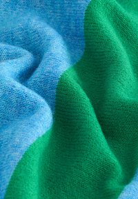 Next CREW NECK - Pulover - green blue stripe