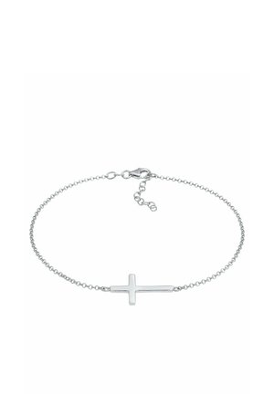 ANKLET CROSS - Pulsera - silberfarben