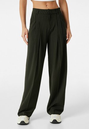 PINSTRIPED - Bukser - black