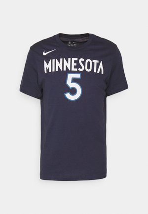 Nike Performance NBA MINNESOTA TIMBERWOLVES TEE ANTHONY EDWARDS - Equipación de clubes - college navy