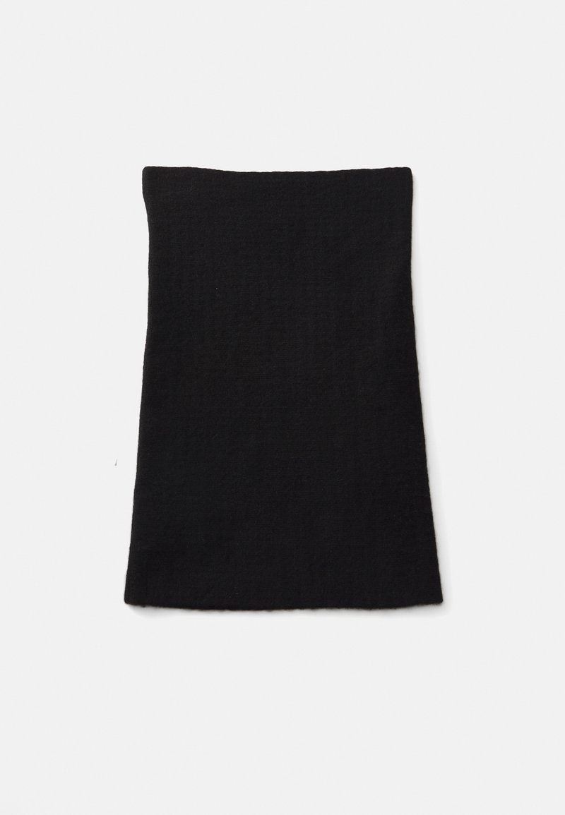 pure cashmere COLLAR SCARF - Mreža za lase - black