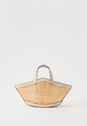Cult Gaia MINI YARA TOTE - Bolso de mano - natural