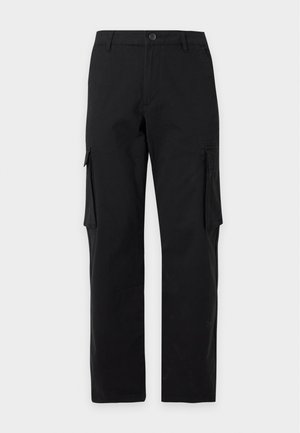 Pier One by Zalando, STRAIGHT LEG CARGO - Карго панталони - black