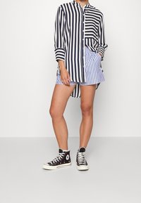 JDY Button-down blouse - dark blue