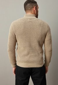 Next CABLE ZIP NECK - Maglione - neutral