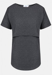 Chelsea Clark 2-PACK BREASTFEEDING - Top - dark grey/black