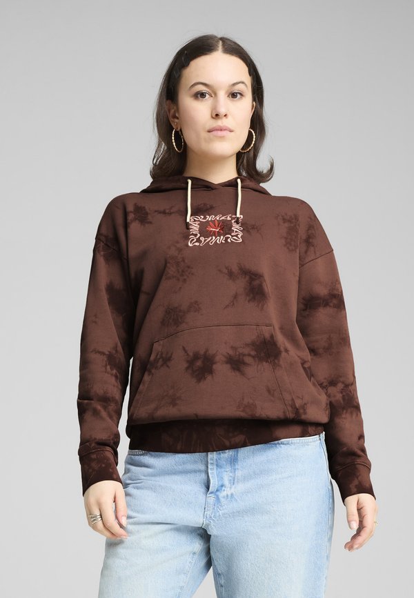 FLORAL MIT GRAFIK - Kapuzenpullover - chocotart
