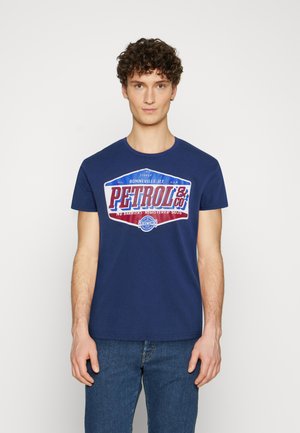 T-shirt con stampa - petrol blue
