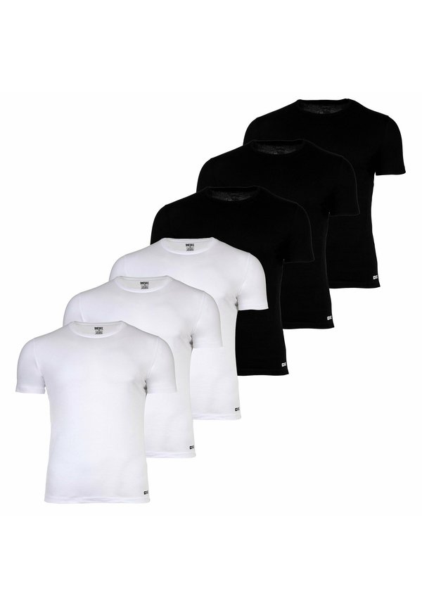 Basic T-shirt - schwarz weiß