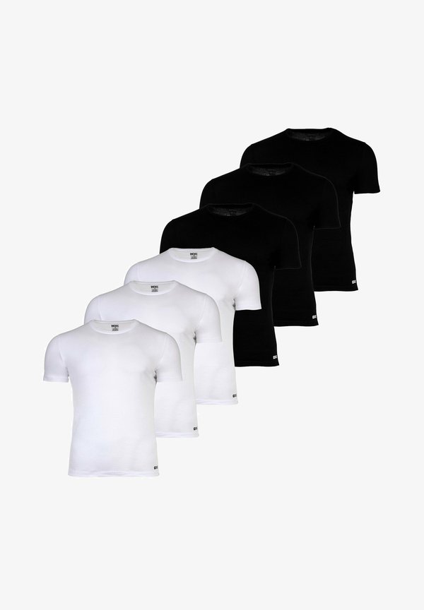 Basic T-shirt - schwarz weiß