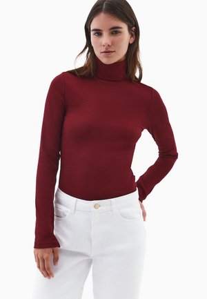 TURTLENECK - LONG SLEEVE  - Pullover - cabernet