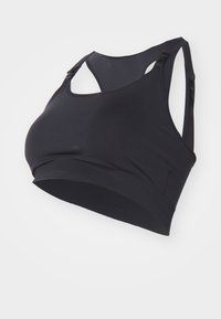 ONPMAMA SEAM BRA - Sportmelltartó közepesen nehéz sportoláshoz - black