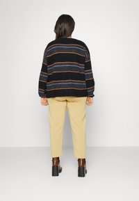 MY TRUE ME TOM TAILOR JUMPER WITH STRIPES - Camisola - black