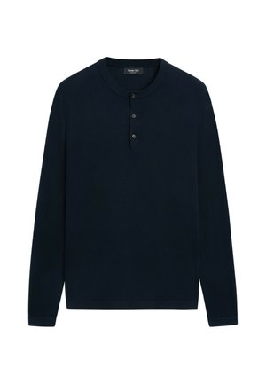 Massimo Dutti, Jumper - mottled dark blue