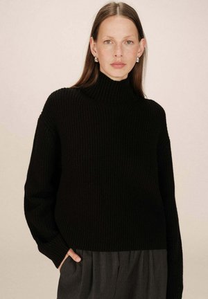 PULL EN BOXY SAGAN - Pullover - noir
