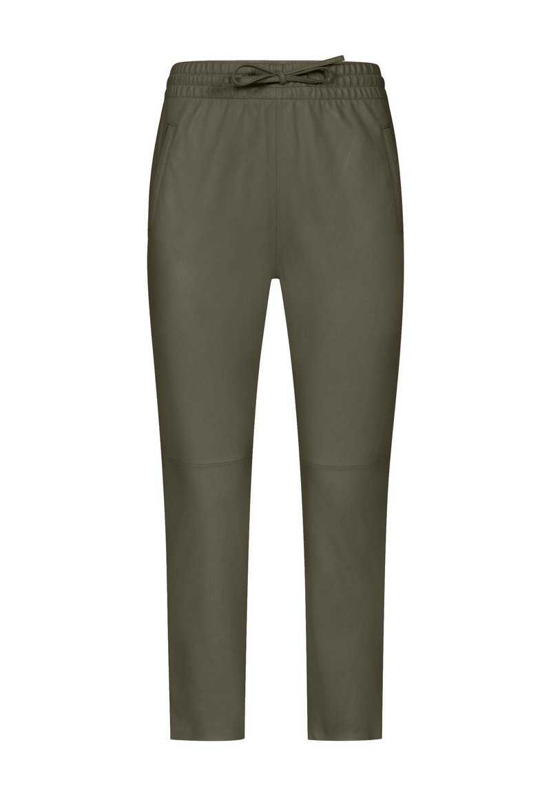 Oakwood Leren broek kaki