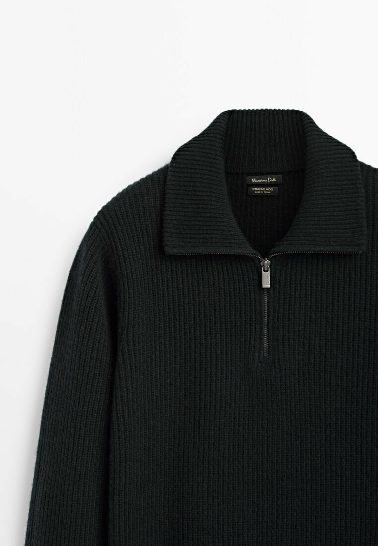 Massimo Dutti Jumper - black - Zalando 