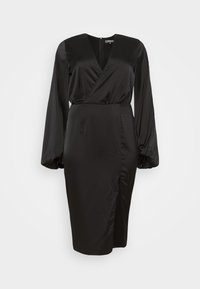 Missguided Plus Denní šaty - black denim