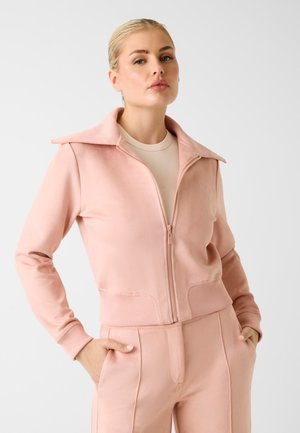 Sweater met rits - rose