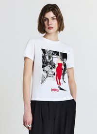 Calliope STAMPA EVA KANT - T-shirt con stampa - bianco ottico