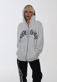 Ed Hardy DRAGON - Sudadera con cremallera - beige marl